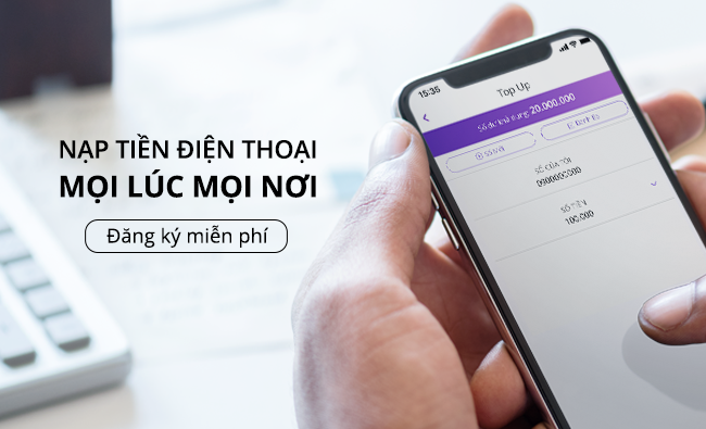 Thông báo mở kênh nạp tiền điện thoại